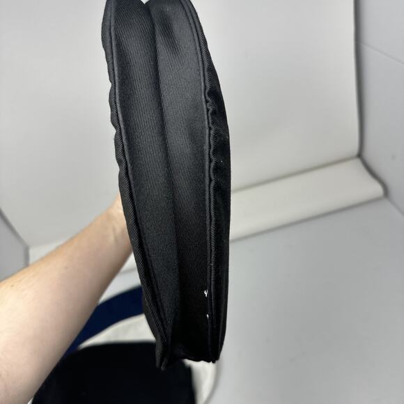 Vintage Bermuda Bag Wood Handle Clutch 4 Interchangeable Covers - Picture 4 of 9